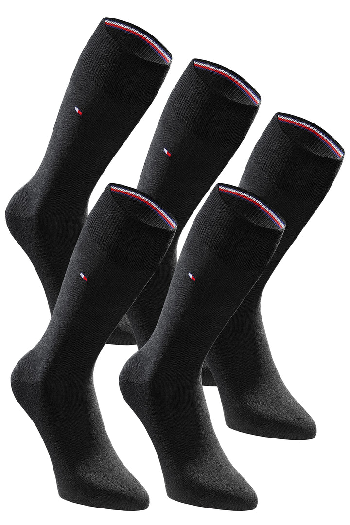 Tommy Hilfiger Herrensocken 5-Paar Pack Classic Casual Business Socken 39-42 Schwarz, 39-42 Schwarz