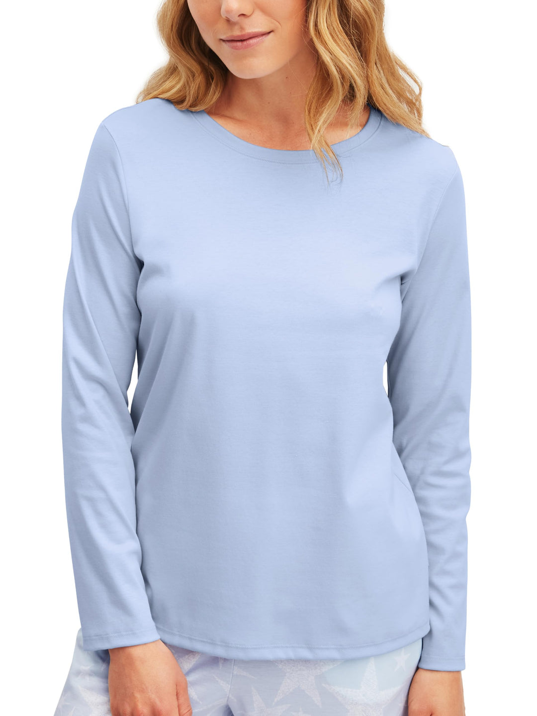 CALIDA Favourites Langarmshirt Damen, V-Neck, aus 100% Supima-Baumwolle | aus Baumwolle, pflegeleich