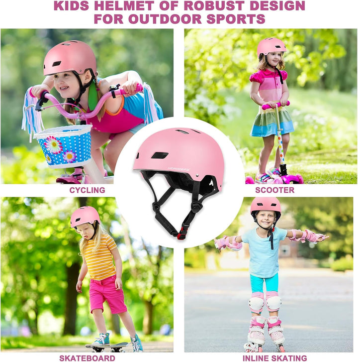 KORIMEFA Kinder Fahrradhelm Kinderhelm Radhelm Sporthelm CE-Zertifizierung für Fahrrad Skateboard Sc