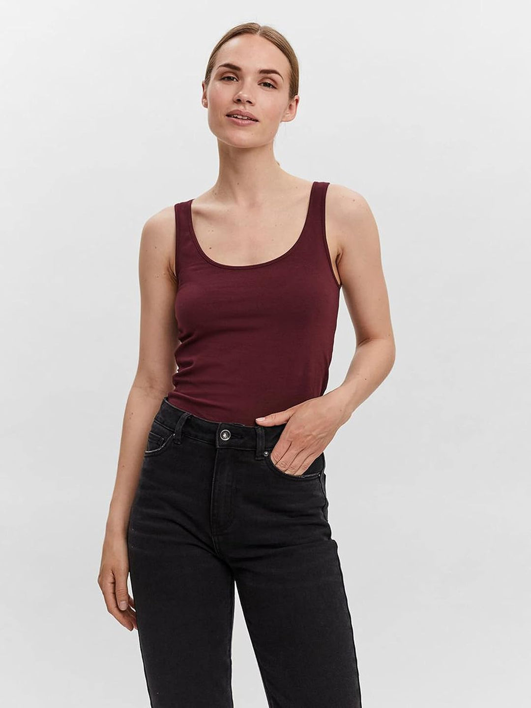 ONLY Damen Onllive Love Long Tank Noos Top