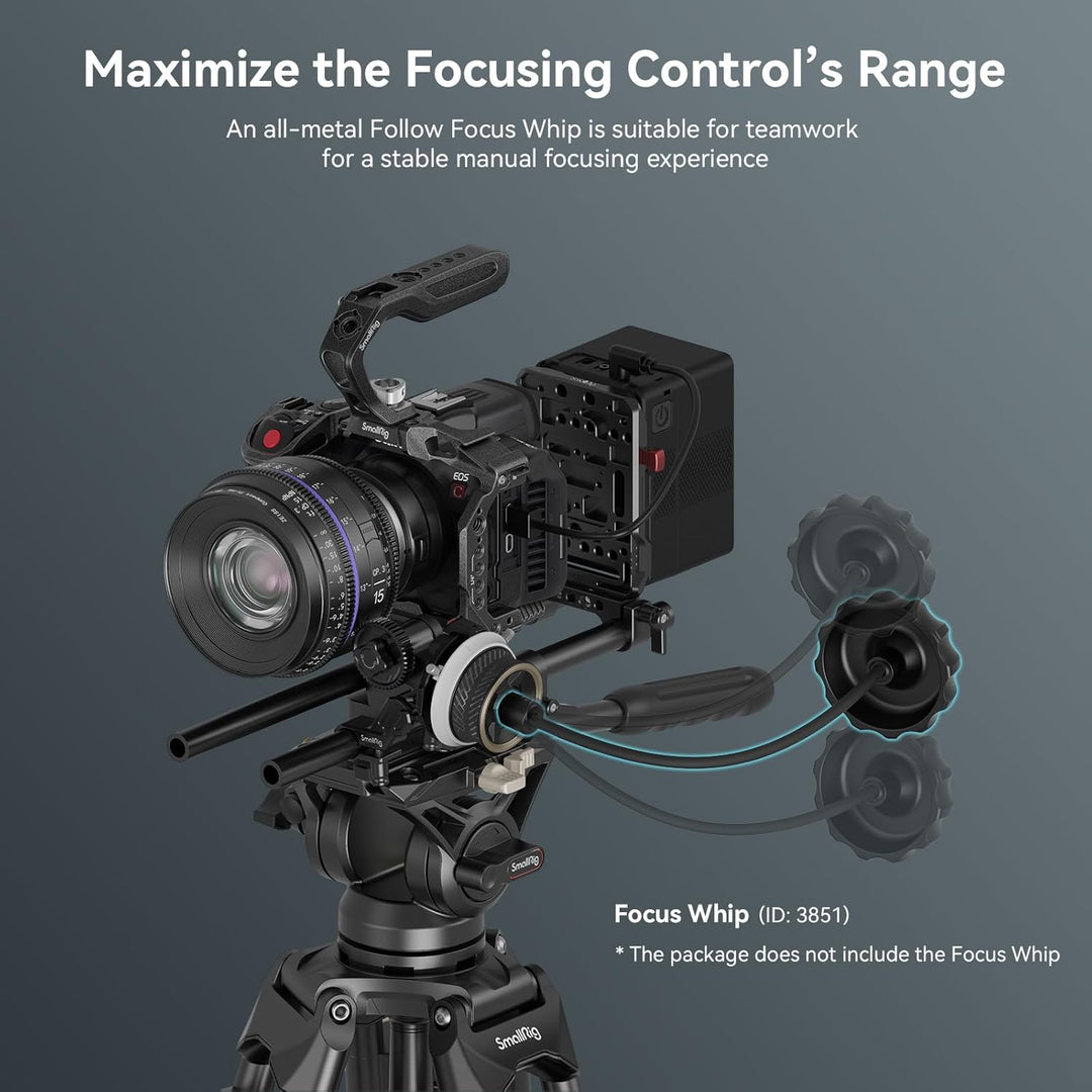 SMALLRIG Mini Follow Focus Objektiv-Zoomsteuerung für DSLRs/Spiegellose Kameras, für Sony A7 A9 A7 I