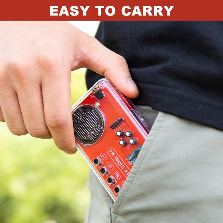 Löten DIY Elektronische Kits Digitalradio, Lötpraxis-Kit mit Digitaler Anzeige für HD-Radio, DIY Ele