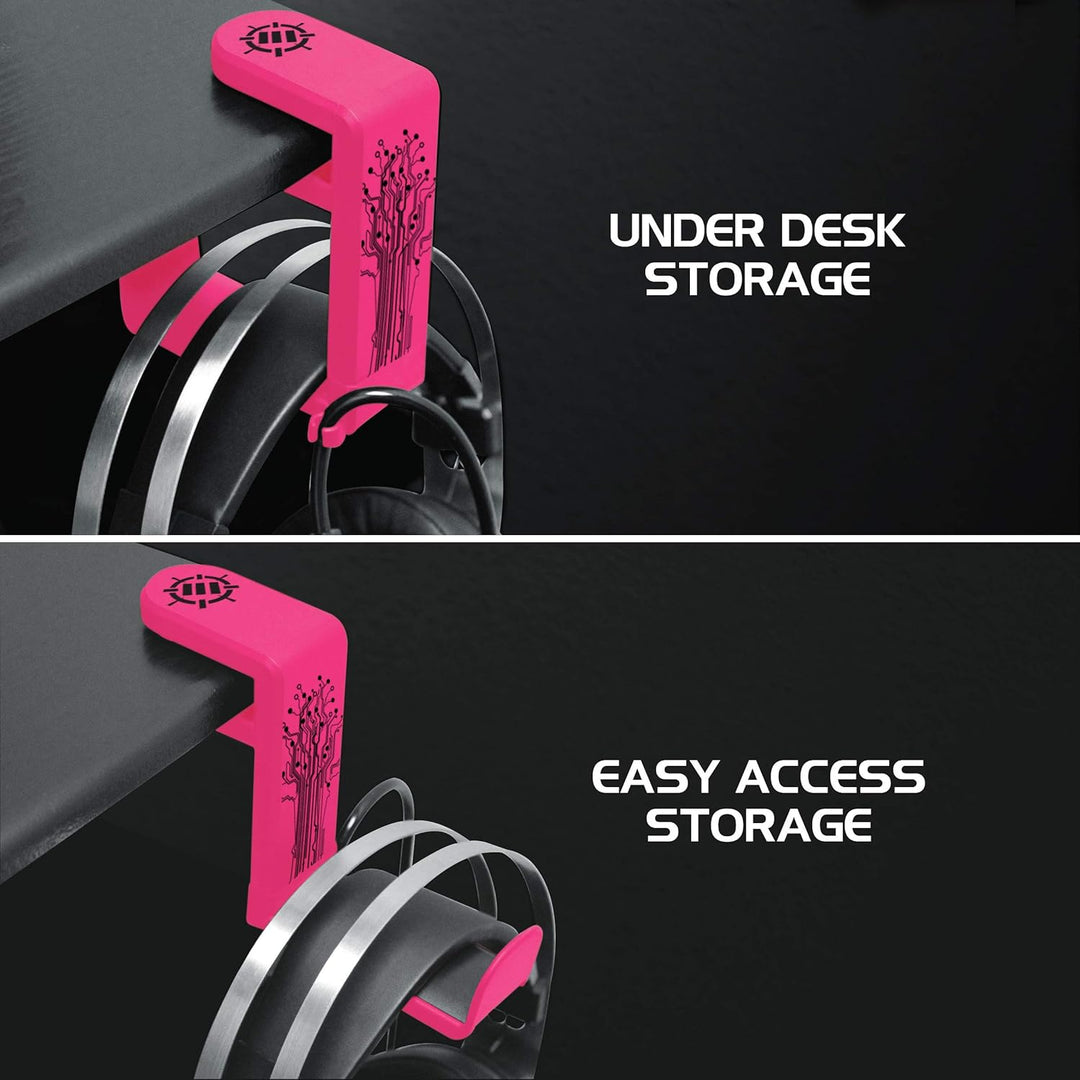 ENHANCE PC Gaming Kopfhörer Ständer Headset Halterung - Headphone Stand Verstellbarem 360-Grad-Arm,