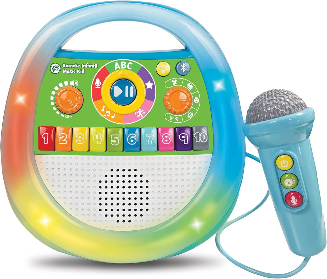 VTech Leapfrog Karaoke für Kinder, elektronisches Spielzeug für Kinder ab 2 Jahren, Bluetooth, inter