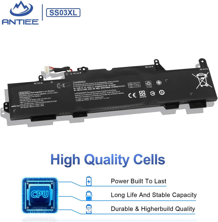 ANTIEE SS03XL 933321-855 Akku für Hp EliteBook 730 735 740 745 830 840 846 G5,EliteBook 735 745 830