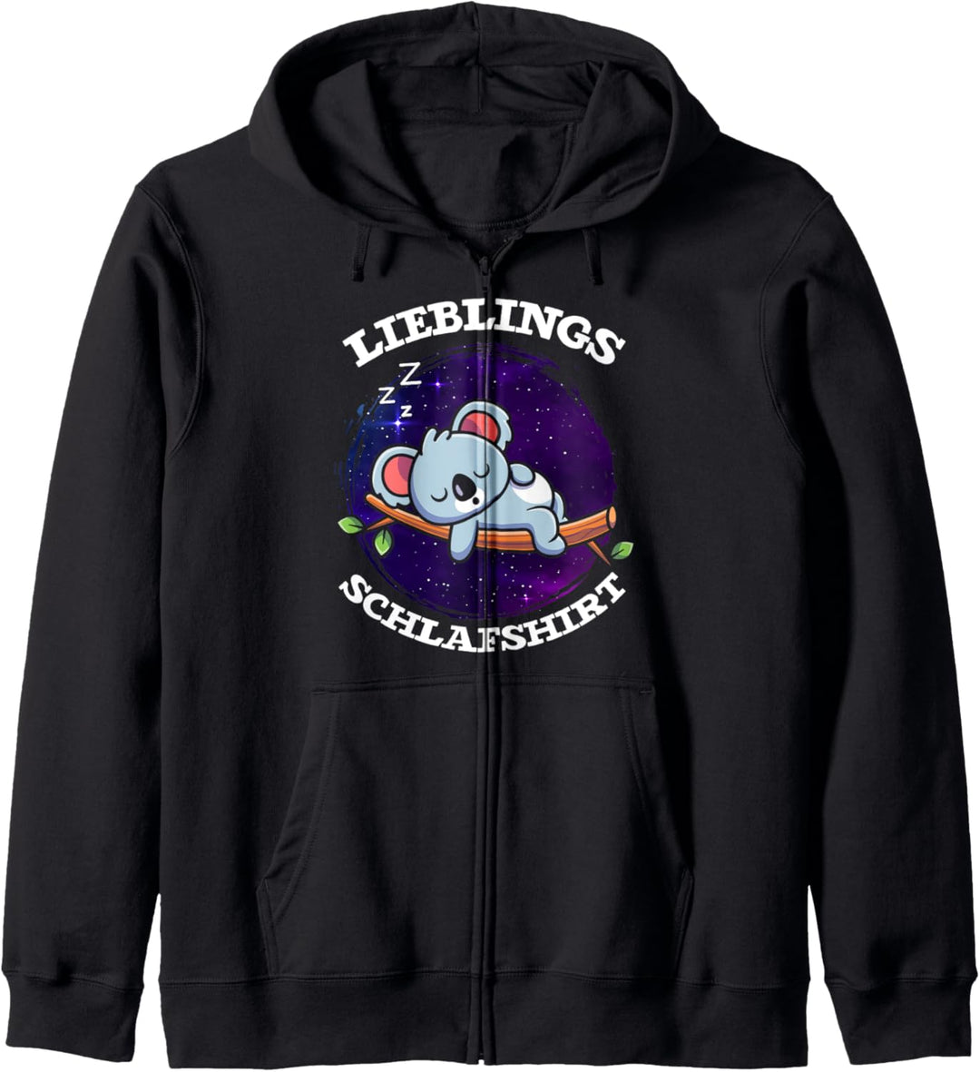 Australien Tier Nachthemd Schlafshirt Schlafender Koala Kapuzenjacke