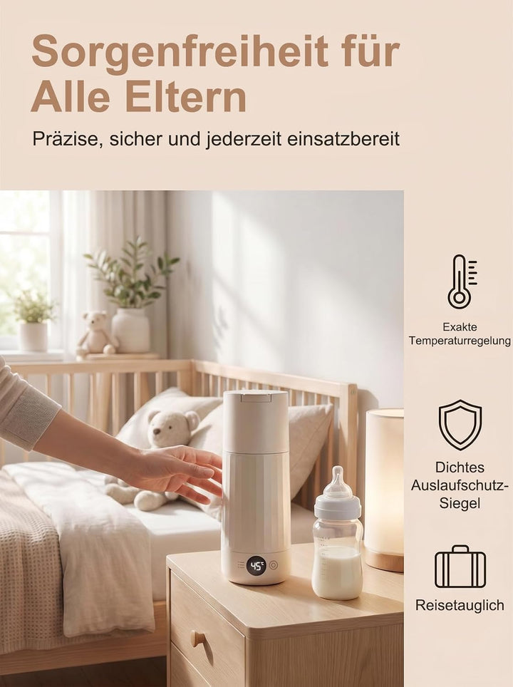 Reisewasserkocher Klein, 600ML Tragbarer Wasserkocher