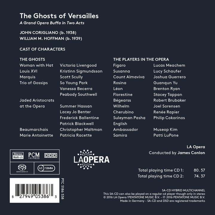 John Corigliano: The Ghosts of Versailles, Audio-CD