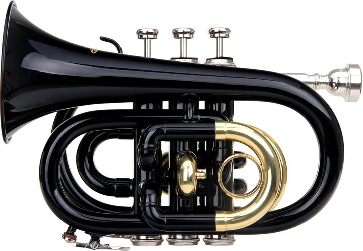 Classic Cantabile Brass TT-400 Bb-Taschentrompete (Messing, Schallbecher Durchmesser: 93 mm, Bohrung