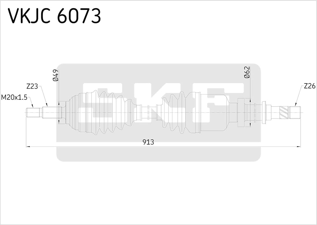 SKF VKJC 6073 Antriebswelle