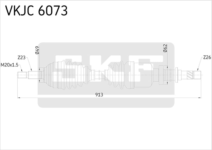 SKF VKJC 6073 Antriebswelle