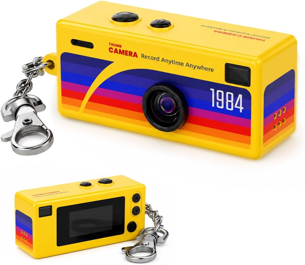 Mini Digitalkamera Schlüsselanhänger, 1080P Mini Kamera Schlüsselanhänger Foto und Videoaufzeichnung