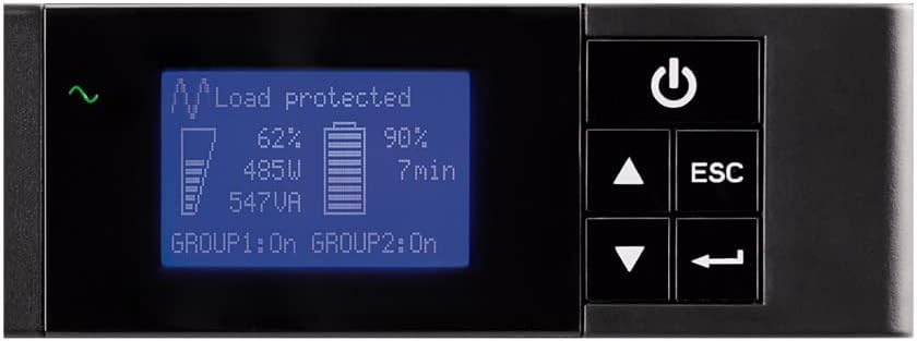 Eaton 5P650IR 1U-Rack Unterbrechungsfreie Stromversorgung, Grau