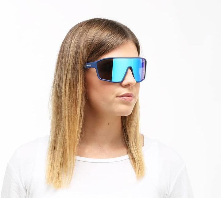 Unisex Daft Sonnenbrille, Rubber Blue
