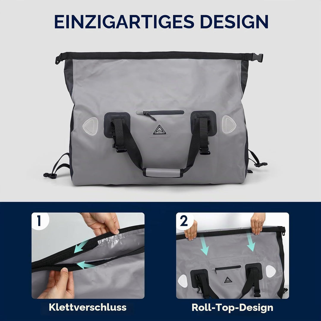 Wasserdichter Rucksack Dry Bag | wasserdichte Reisetasche Rucksack | Roll Top Seesack Wasserdicht fü
