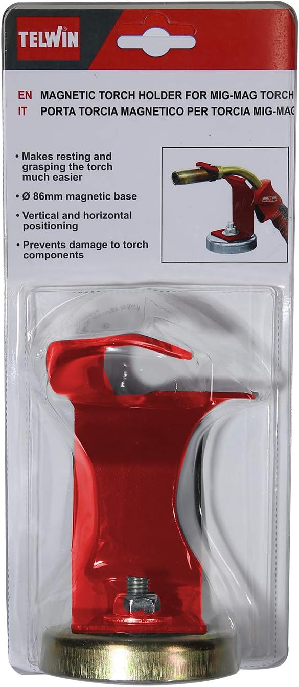 Telwin 804128 Magnetischer Brennerhalter für Mig-Mag Brenner, 1 Stück