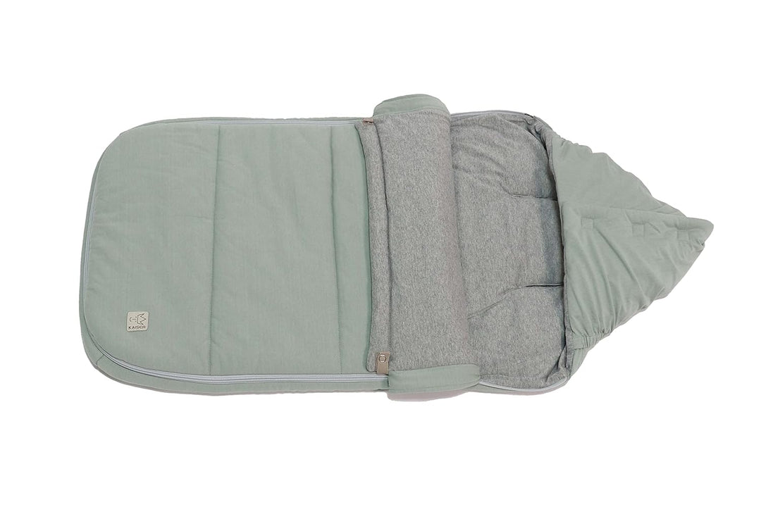 KAISER 65785556 TIFFY JERSEY Sommer Fusssack, Perfekt für warme Tage geeignet, 6-36 Monate, Fb. slit