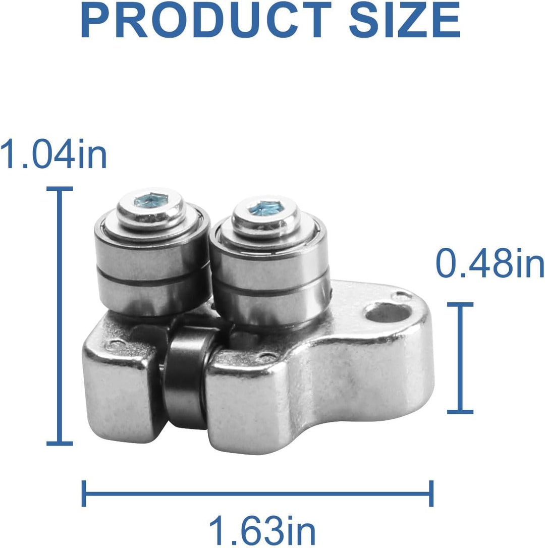 42-28-0395 Führungsrollen-Set vorne für Milwaukee Fuel Deep Cut Bandsäge 6230N, 6236N, 6238N, 6232-6