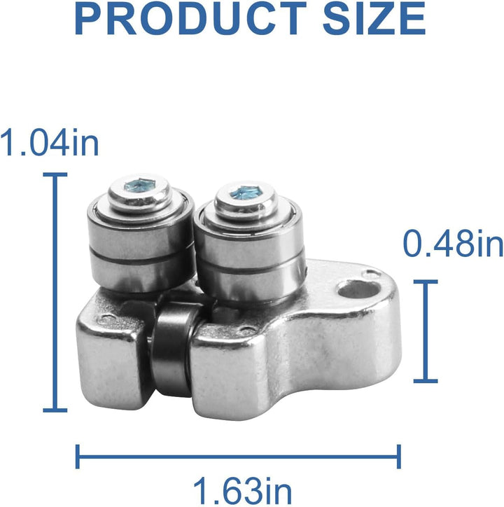 42-28-0395 Führungsrollen-Set vorne für Milwaukee Fuel Deep Cut Bandsäge 6230N, 6236N, 6238N, 6232-6