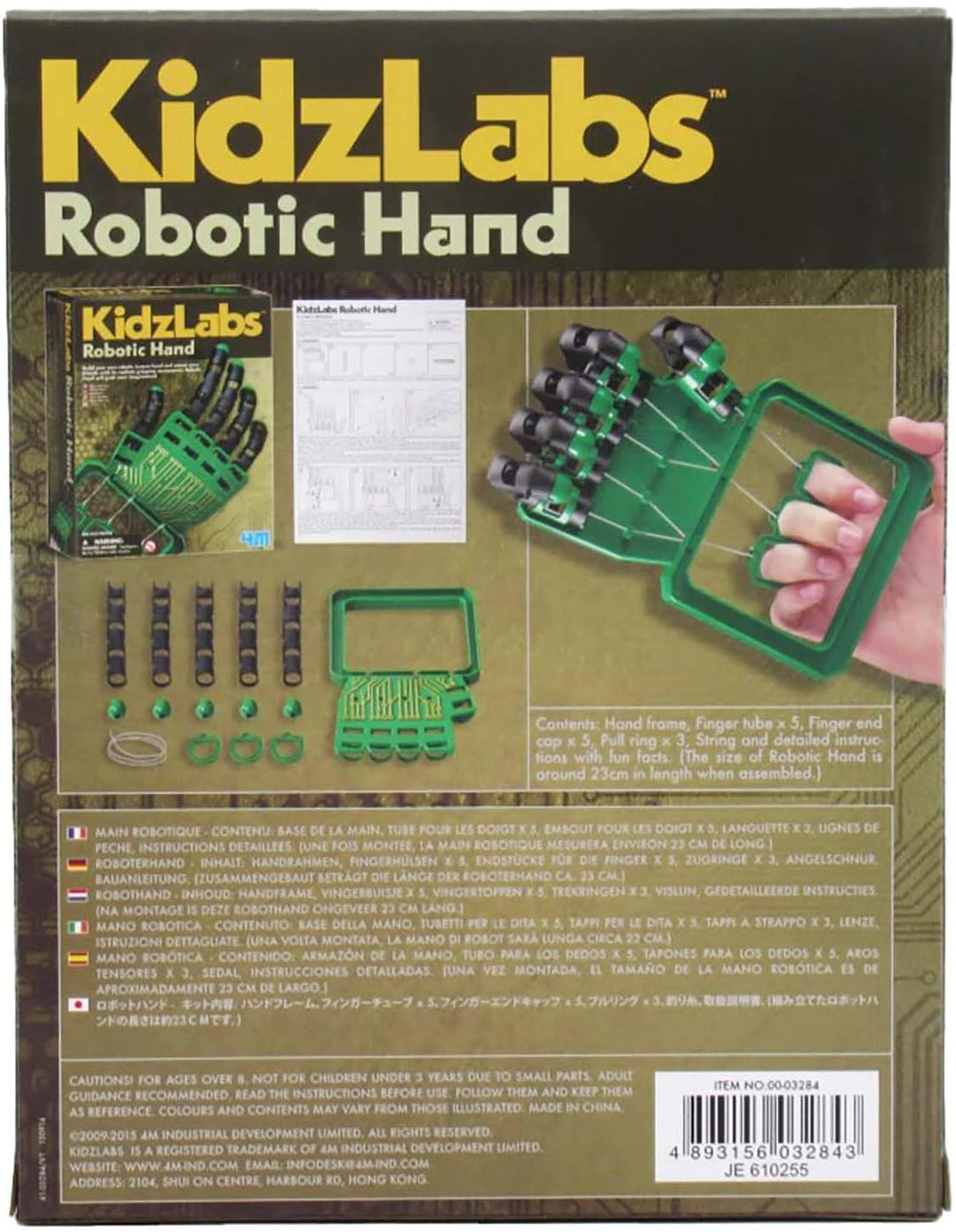 4M Great Gizmos Kids Labs Robotic Hand