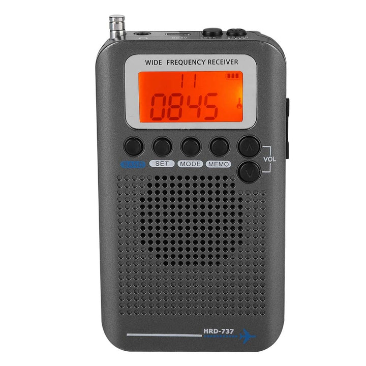 Bewinner Air Band Radio Receiver, Tragbares FM AM CB SW Radio mit Verlängerter Antenne, Breitfrequen