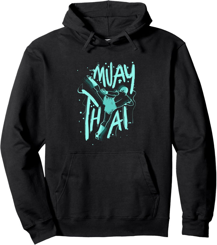 Thai Boxing Muay Thai Kicking Kampfkünstler Pullover Hoodie