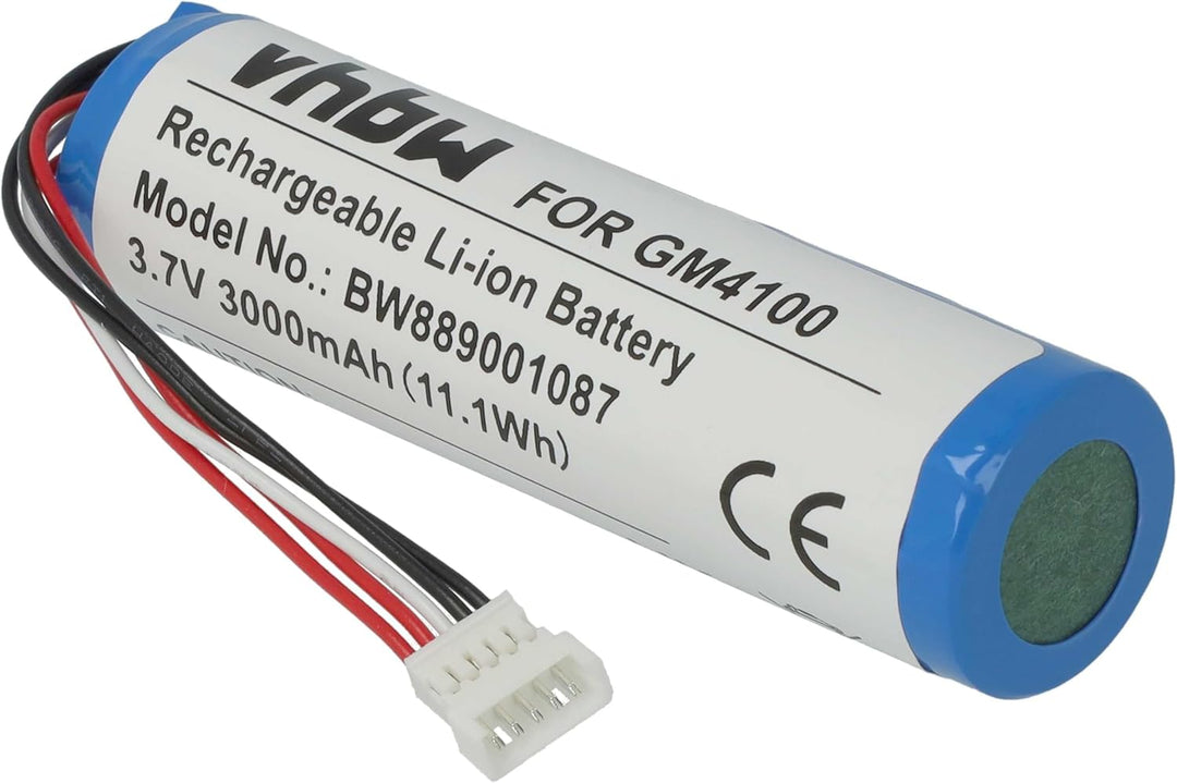 vhbw Akku Ersatz für Datalogic 128000894, BT-8, RBP-4000 für Barcodescanner POS (3000 mAh, 3,7 V, Li