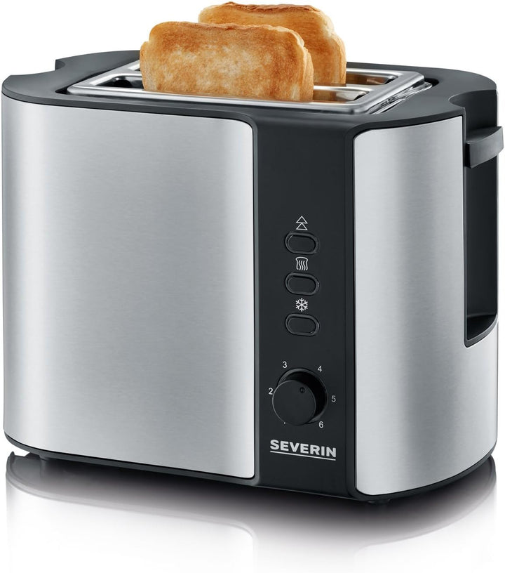 SEVERIN Sandwich-Toaster, 3-in-1 Funktion, 1.000 W, SA 2968, EDS-geb./ schwarz & Automatik-Toaster,