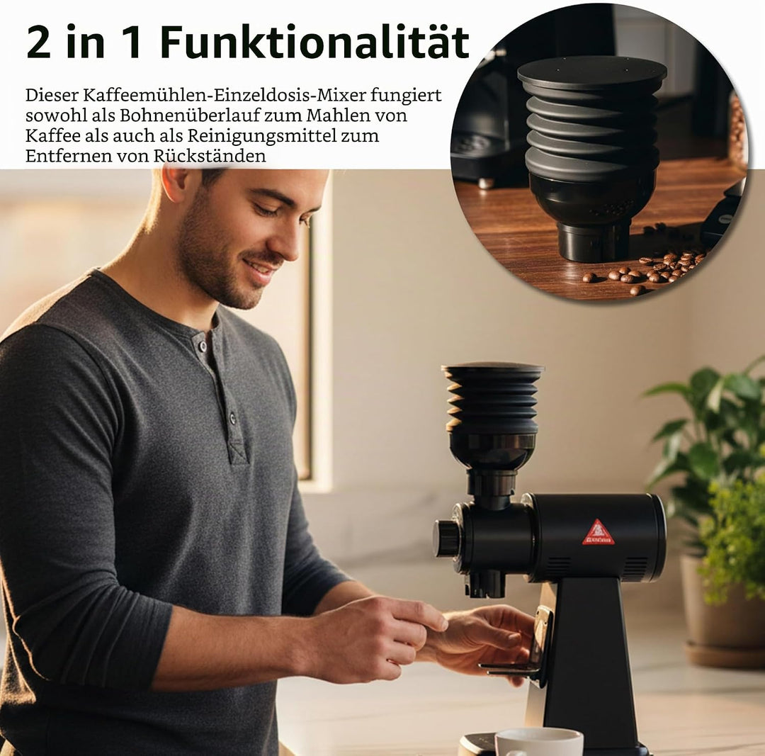Single Dosis Hopper, Kaffee -Hopper Single Dosis Hopper Mühle Kaffeemühle Accessoires mit Bellow Abs