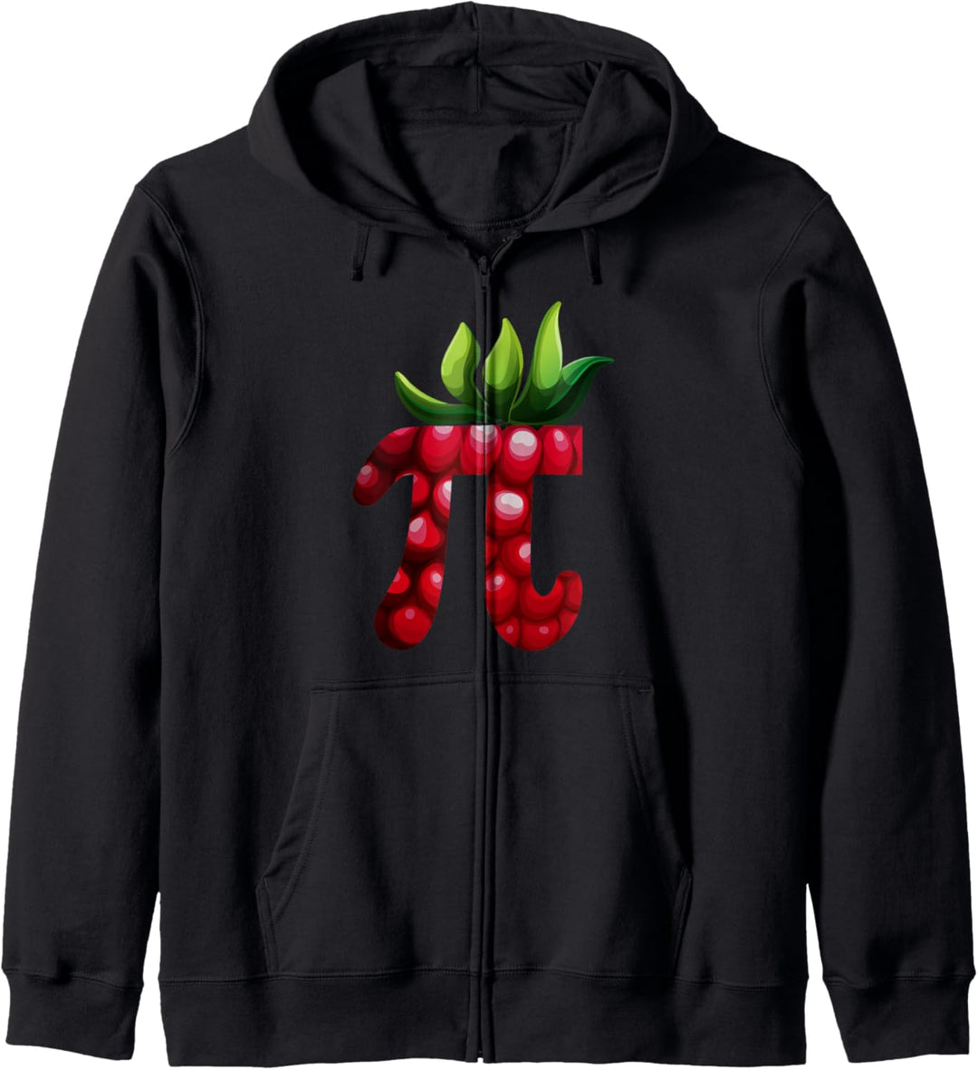 Kreiszahl Raspberry Himbeere Kapuzenjacke