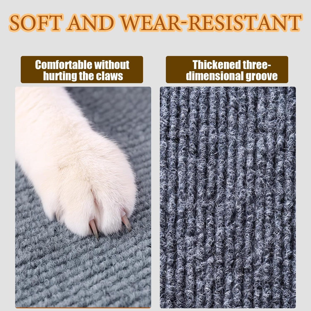 300cmx40cm Katze Kratzmatte Selbstklebend Kratzbretter Kratzschutz Sofa Katze Trimmbare Kratzmatte K