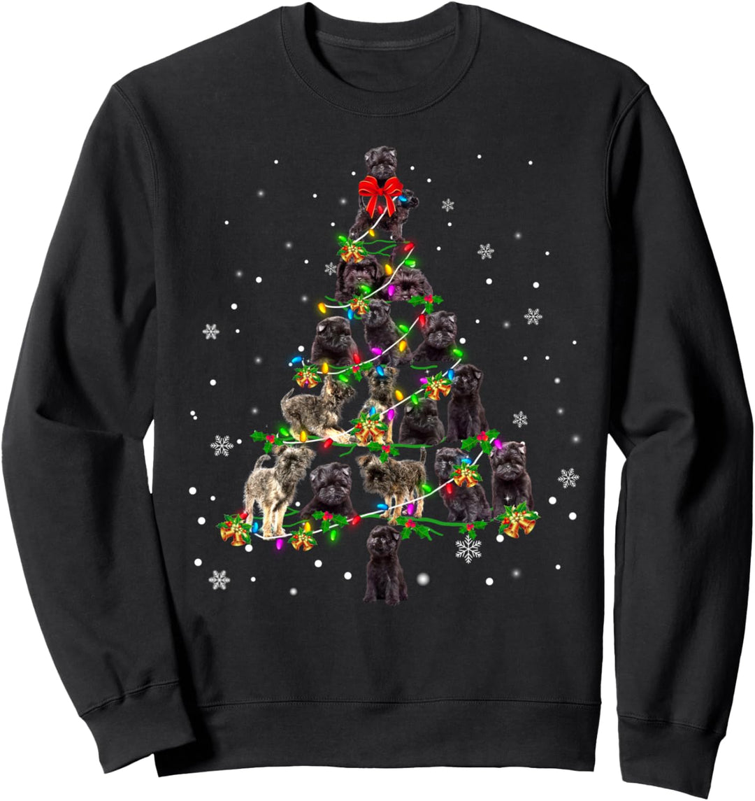 Affenpinscher Christmas Tree X-Mas Sweatshirt