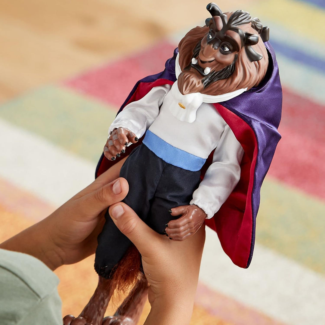 Disney Store Offizielle Biest-Puppe für Kinder, Die Schöne und das Biest, 32 cm, vollbewegliche Pupp