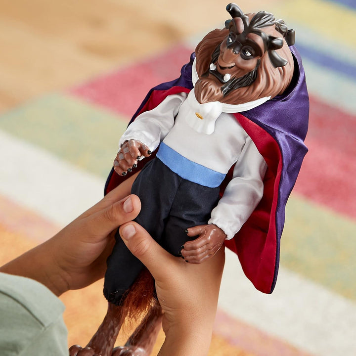 Disney Store Offizielle Biest-Puppe für Kinder, Die Schöne und das Biest, 32 cm, vollbewegliche Pupp
