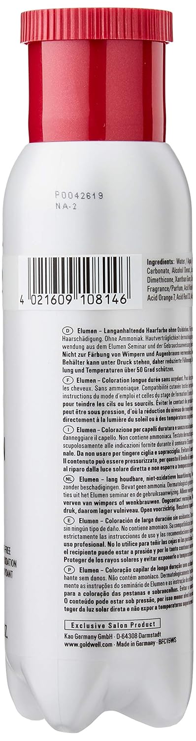 Goldwell 4021609108146 Elumen Haarfarbe, NA@2 200ml, NA@2 cool 200 ml (1er Pack) Single Natürliche E
