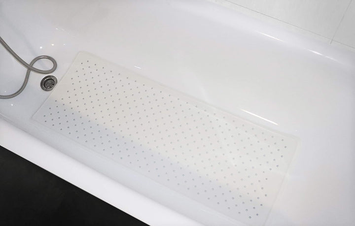 KMINA - Badewannenmatte rutschfest (97x35 cm), Badewannenmatten Schimmelresistent, Badewanneneinlage