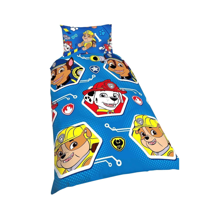 Paw Patrol Character World Charakter von Nickelodeon Reversible' Bettbezug einfach wendbar Blau Einz