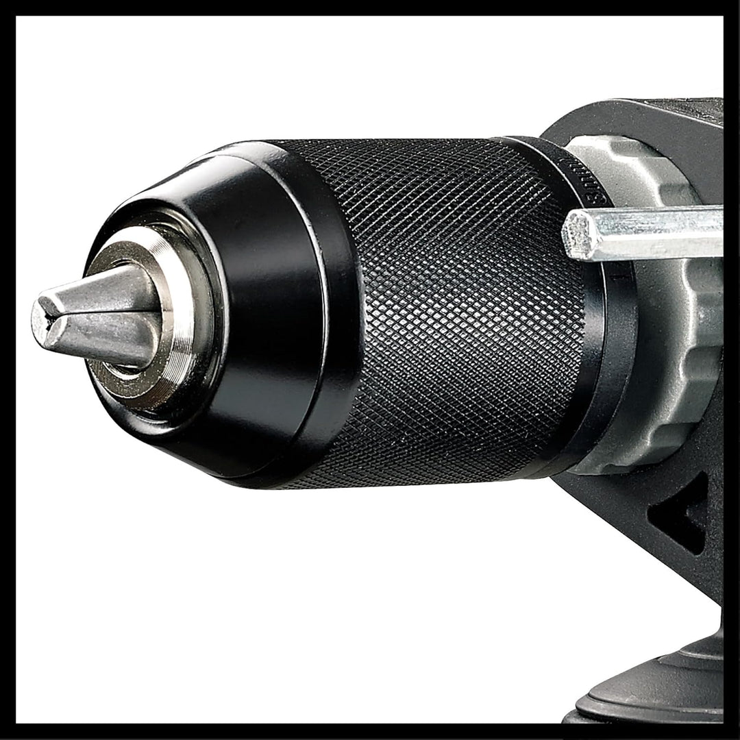 Einhell Schlagbohrmaschine TE-ID 650 E (650 Watt, Qualitätsbohrfutter aus Metall, Rechts-/Linkslauf,