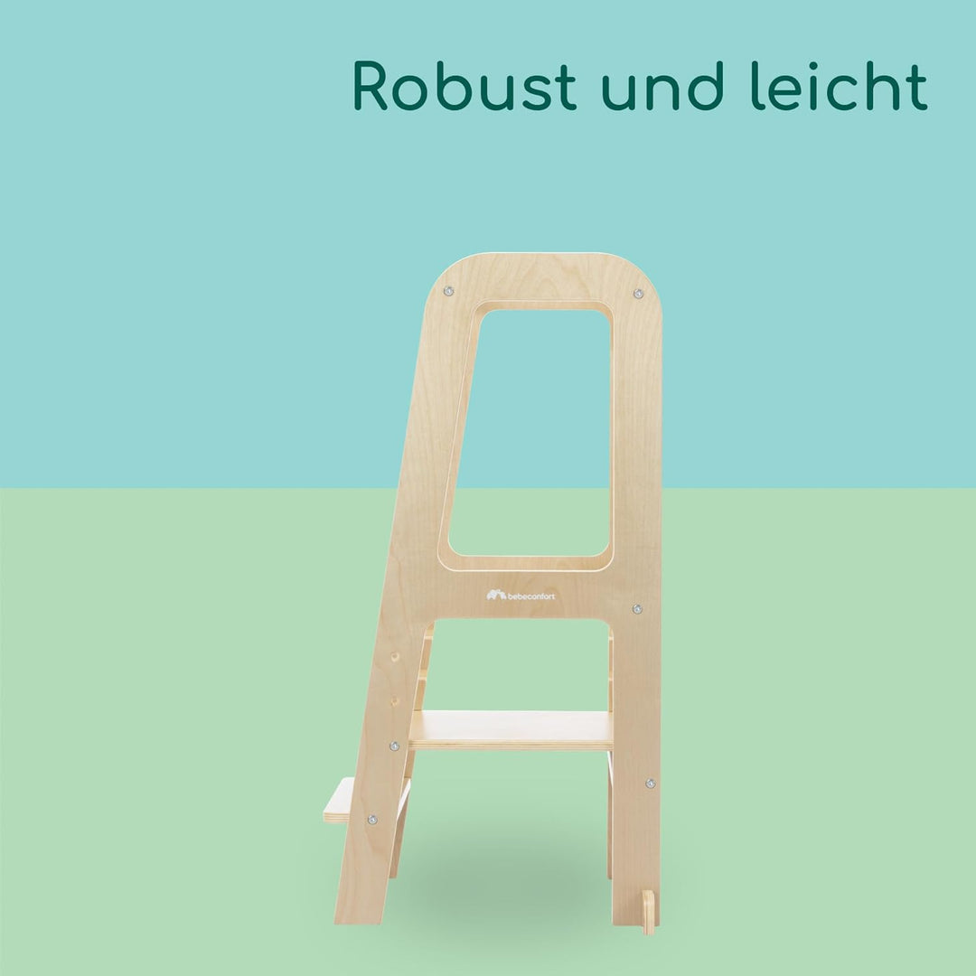 Bebeconfort Hoya, Montessori Lernturm Kinder, 1,5–6 Jahre (10–30 kg), 3-Stufig Höhenverstellbar, Sic
