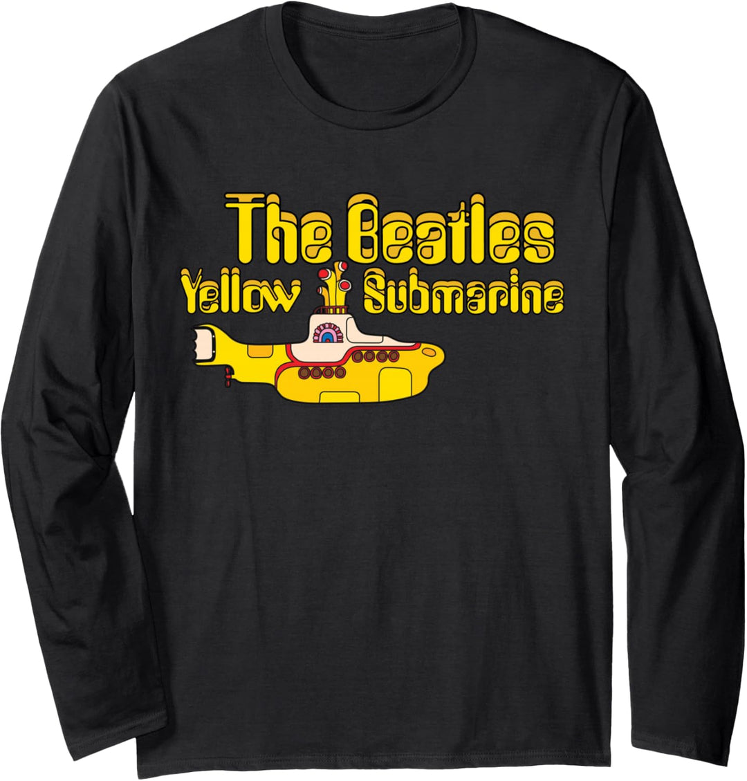 Das gelbe U-Boot-Logo der Beatles Langarmshirt