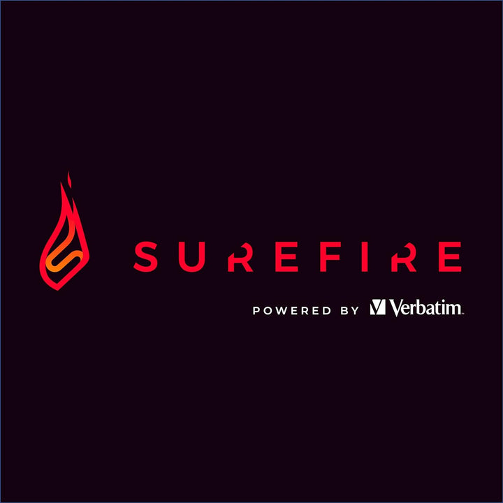 SureFire Gaming Hard Drive 2,5”, 1 TB, schwarz, Externe HDD Festplatte, USB-C Adapter, Windows &amp; Mac