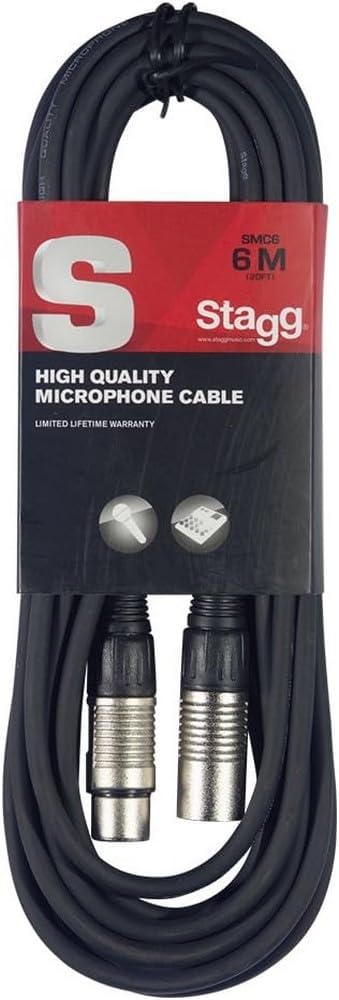 Shure PGA58-XLR-E Gesangs-Mikrofon Uebertragungsart (Details):Kabelgebunden &amp; Stagg Hochwertiges Mik