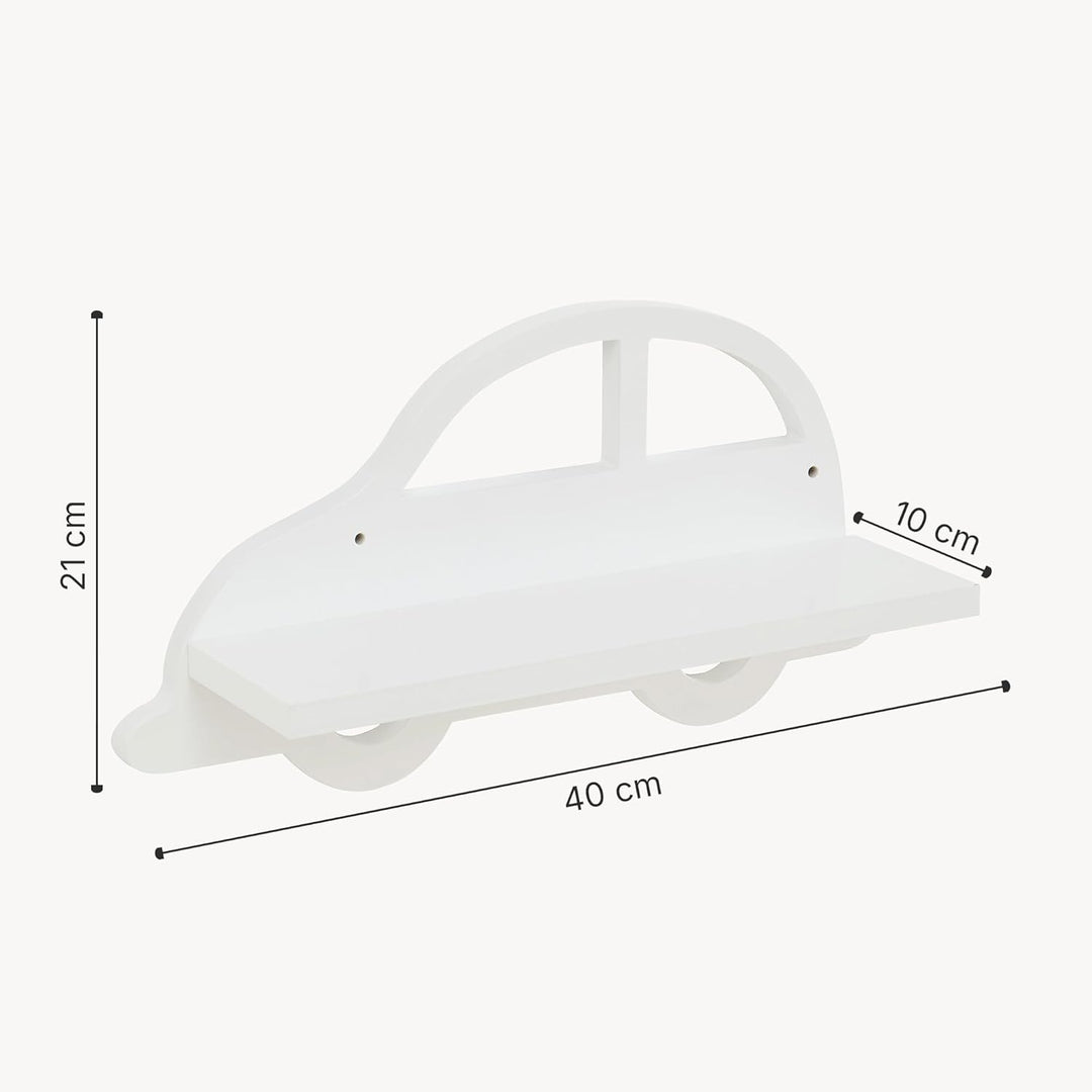 [en.casa] Kinder-Wandregal Skanderborg bis 2 kg pro Regal Wandboard für Kinderzimmer Hängeregal Kind