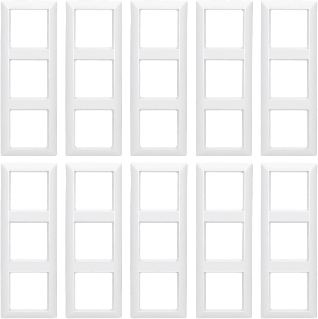 JUNG AS 500 Alpinweiss 10er Set (Rahmen 3-fach) 10x Rahmen 3-fach, 10x Rahmen 3-fach