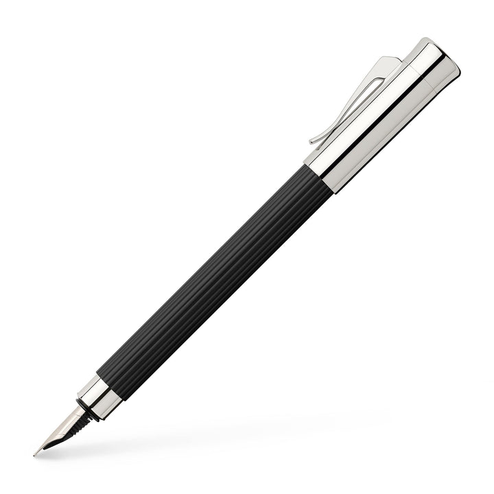 Graf von Faber-Castell 141502 - Füllfederhalter Tamitio Schwarz, Federbreite EF, 1 Stück Füller EF S