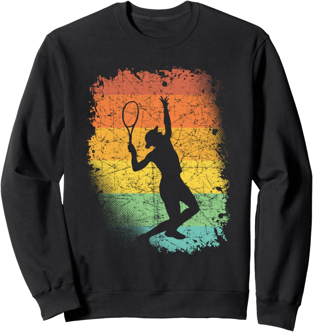Tennis-Player Gift Idea Vintage Tennis Sweatshirt