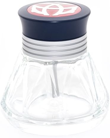 TWSBI Diamond ink bottle,Tintenfass,inkwell,Glas & Aluminium/Farbe Silber