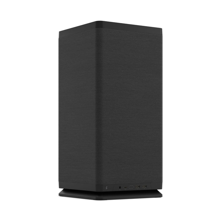 Fractal Design Mood Black PC Case - Sleek Fabric Design, 180mm Top Fan, Conceals 325mm Graphics Card