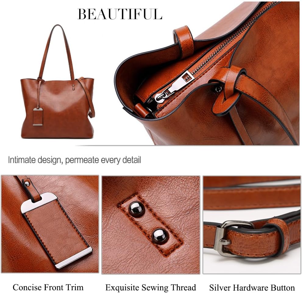 ALARION Frauen Top Handle Satchel Handtaschen Schultertasche Messenger Tote Bag Geldbörse 1 - Blau,