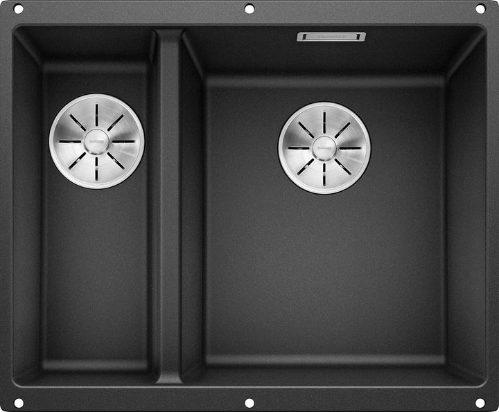 BLANCO SUBLINE 340/160-U | SILGRANIT anthrazit | Einbauart: Unterbau | Hauptbecken rechts | ohne Abl